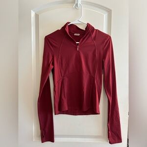 PINK red athletic top (tight fitting)